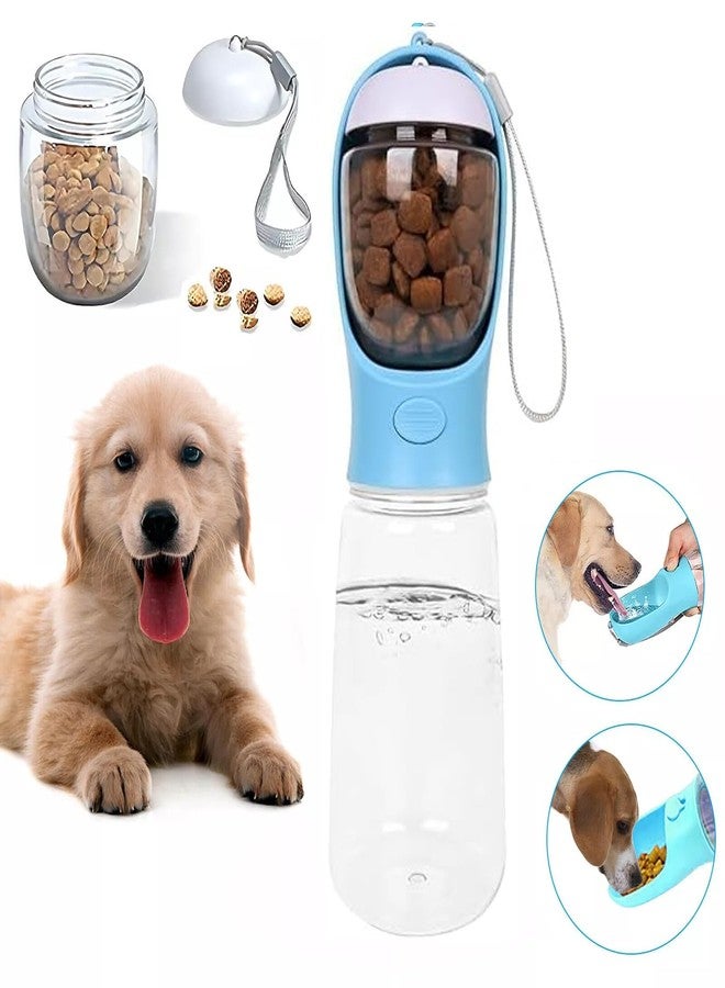 Evona Dog Travel Water Bottle, Dog Water Bottle Dispenser, 2 in 1 Pet Drinking Cup with Food Container for Pet Dog Cat Outdoor Walking Hiking - Image 5
